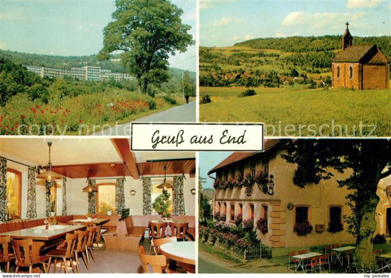 73568868 End Gasthof Pension Adlerbraeu Kapelle Landschaftspanorama End - Staffelstein