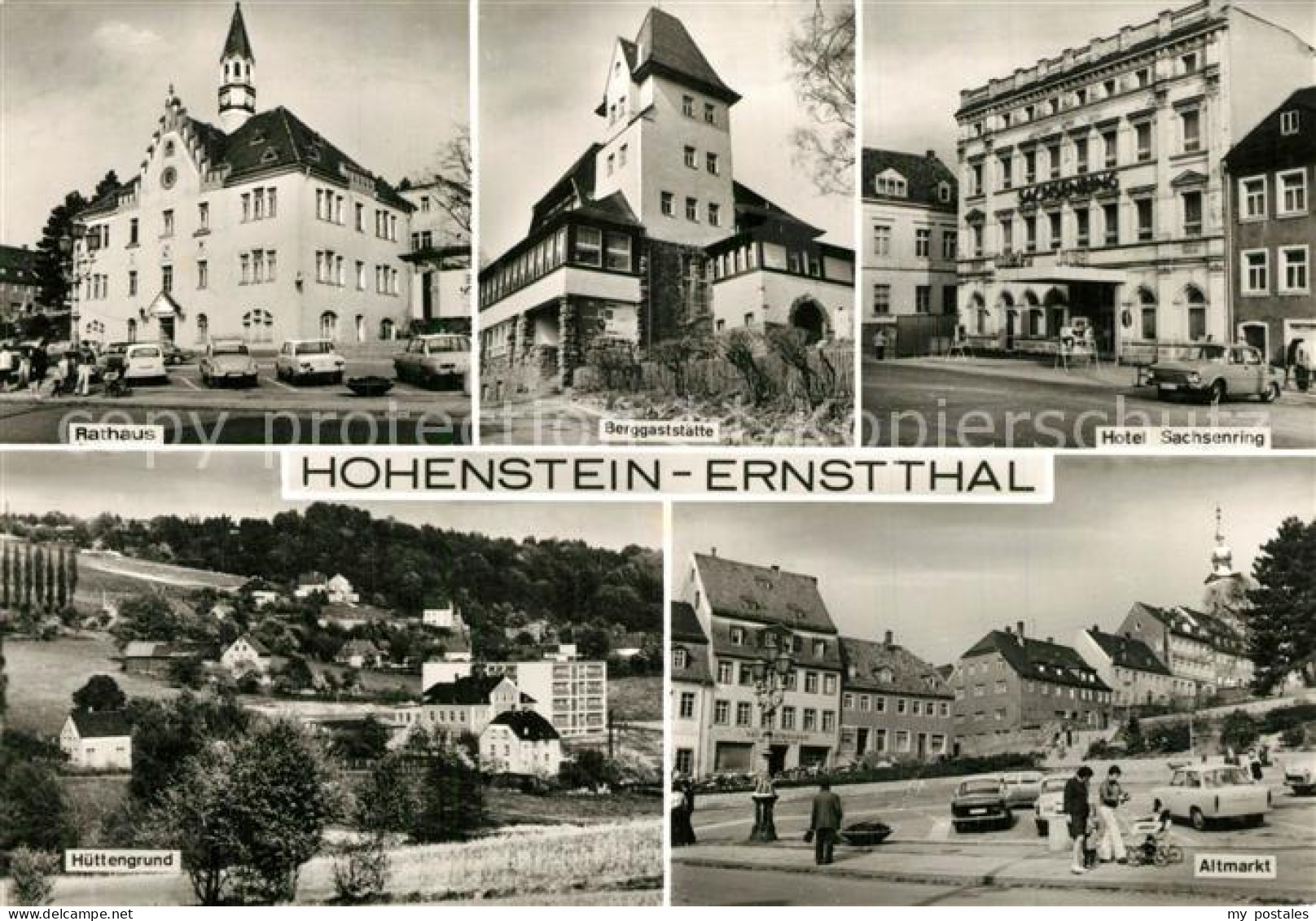 73567120 Hohenstein-Ernstthal Rathaus Berggaststaette Hotel Sachsenring Huetteng - Hohenstein-Ernstthal