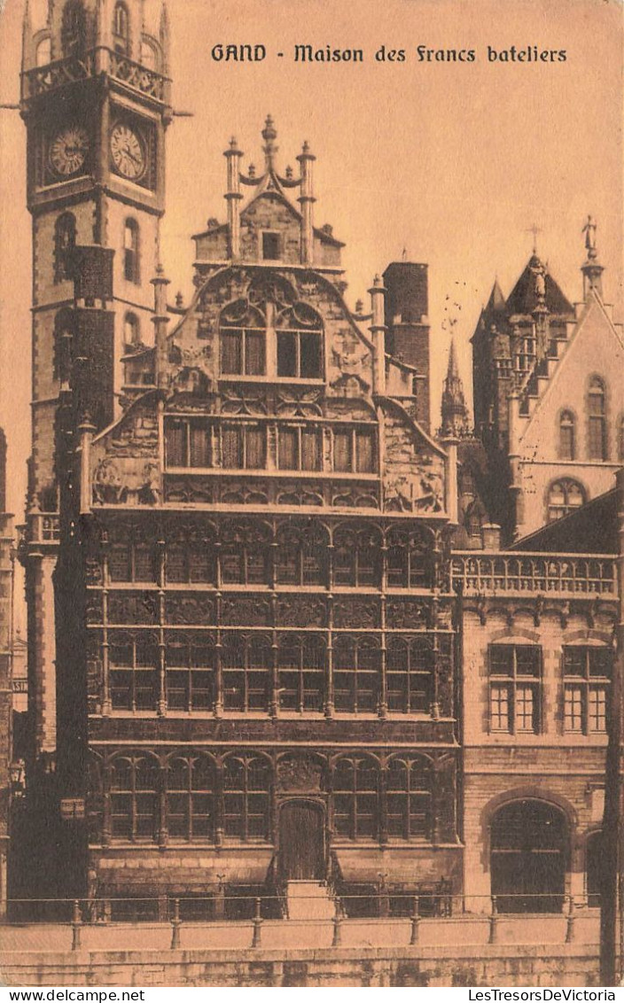 BELGIQUE - Gand - Maison Des Francas Bateliers - Vue Générale De L'entrée De La Maison - Carte Postale Ancienne - Gent