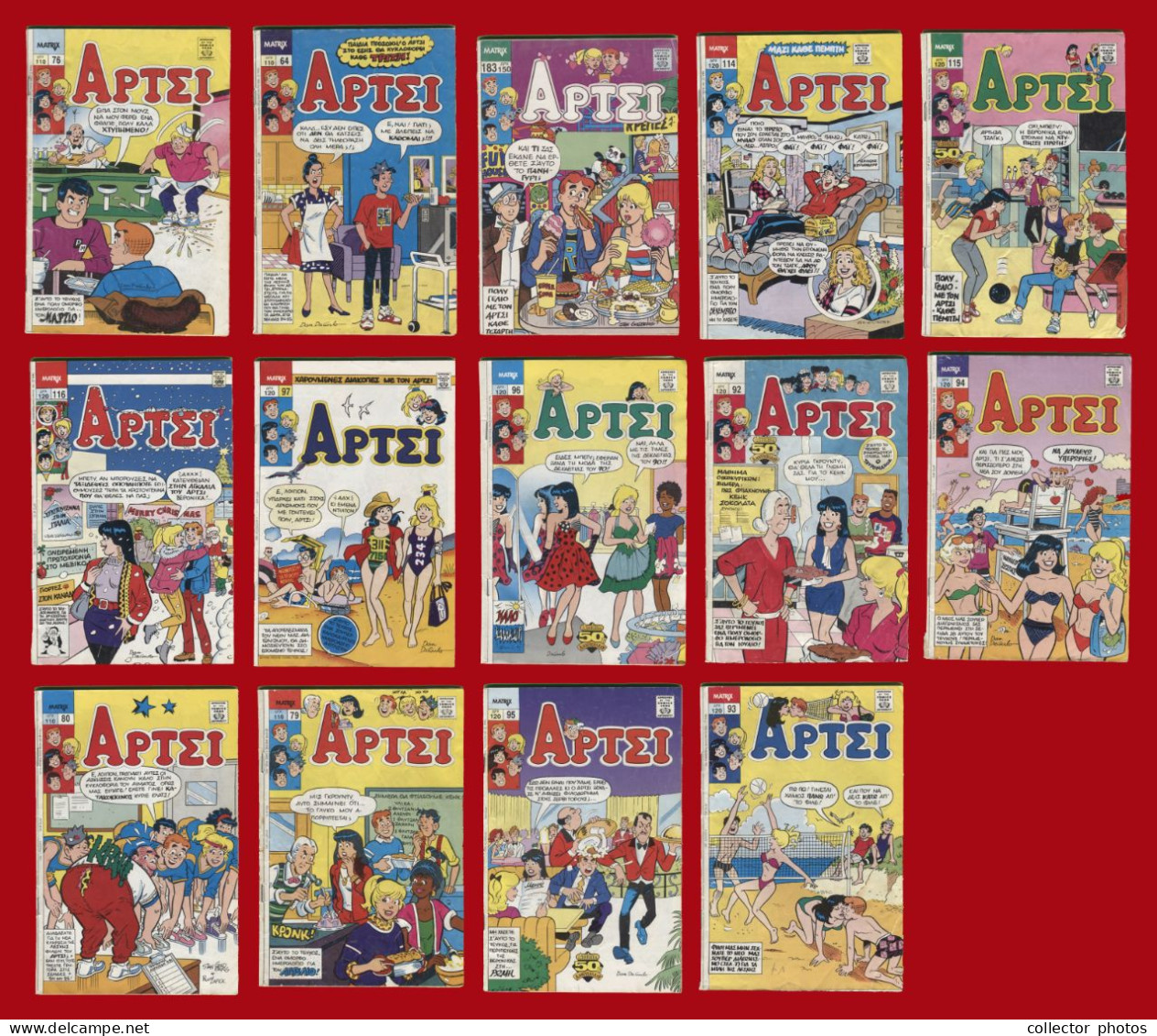 Greece, Vintage Magazize ΑΡΤΣΙ. Lot Of 16 Issues [de054] - Comics & Mangas (other Languages)