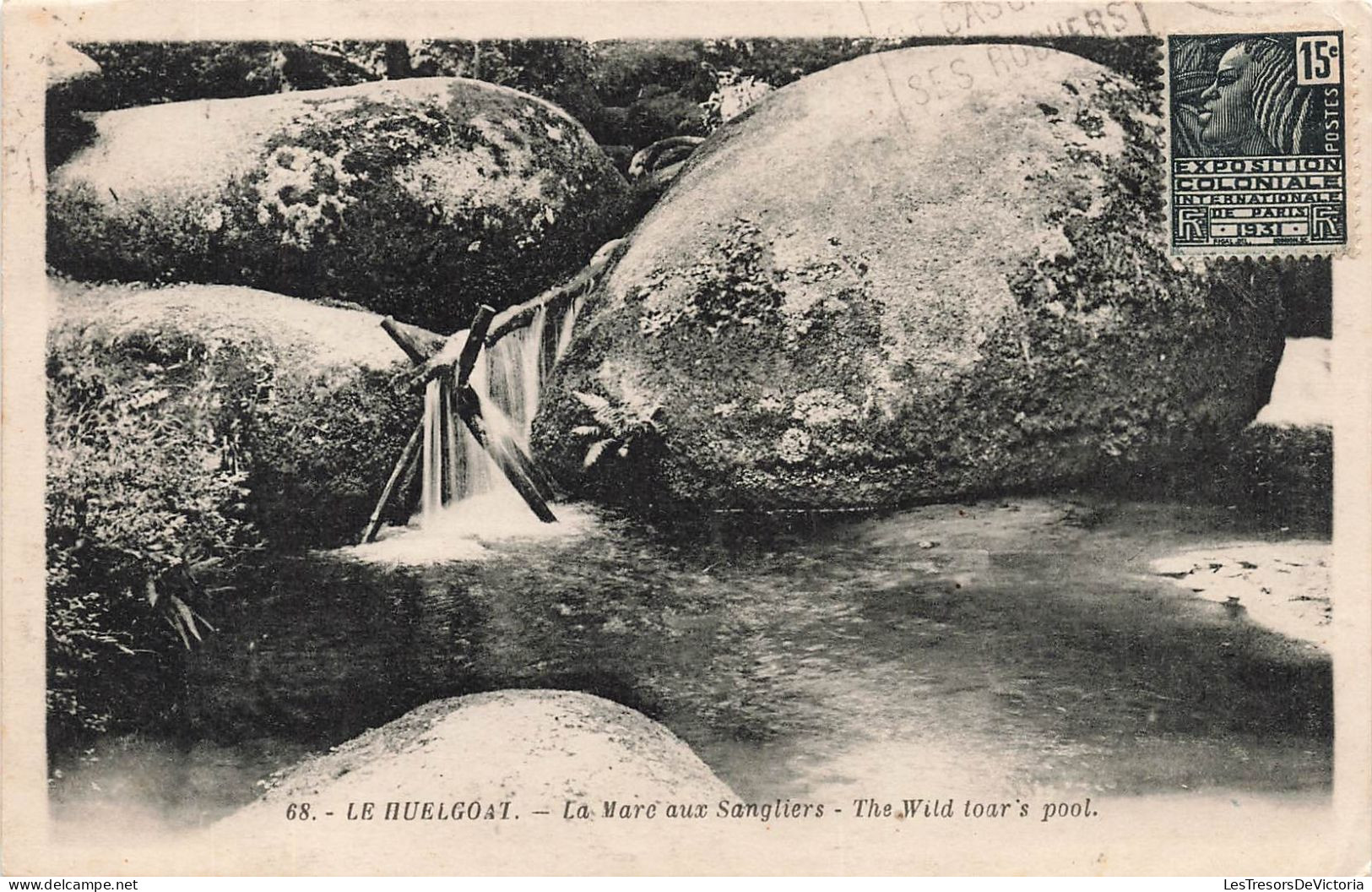 FRANCE - Le Huelgoat - Vue Sur La Mare Au Sanglier - Carte Postale Ancienne - Huelgoat