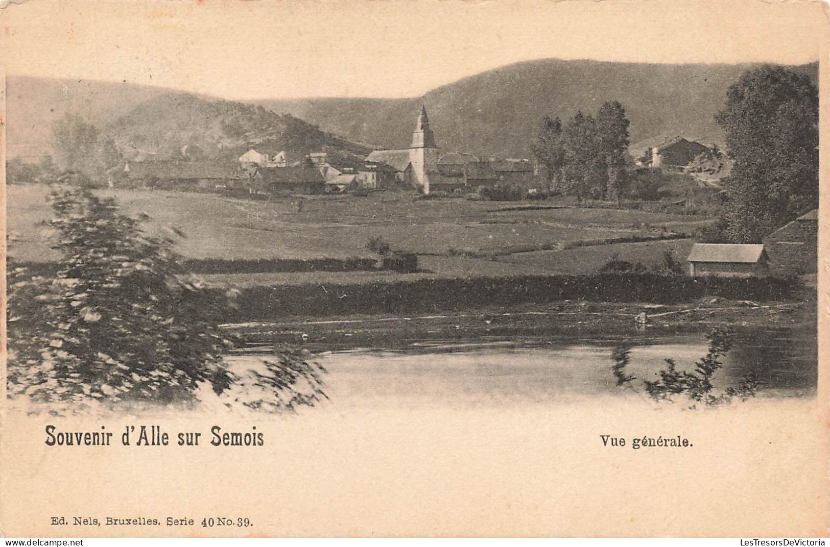 BELGIQUE - Souvenir D'Alle Sur Semois - Vue Générale De La Ville - Carte Postale Ancienne - Vresse-sur-Semois