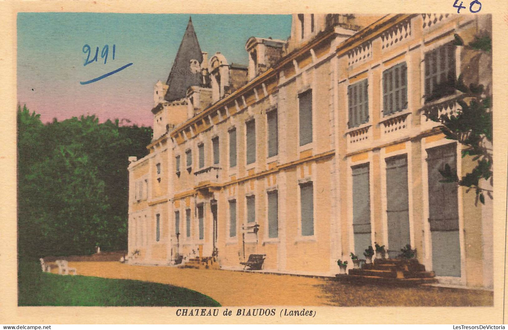 FRANCE - Château De Biaudos - Colorisé - Carte Postale Ancienne - Other & Unclassified