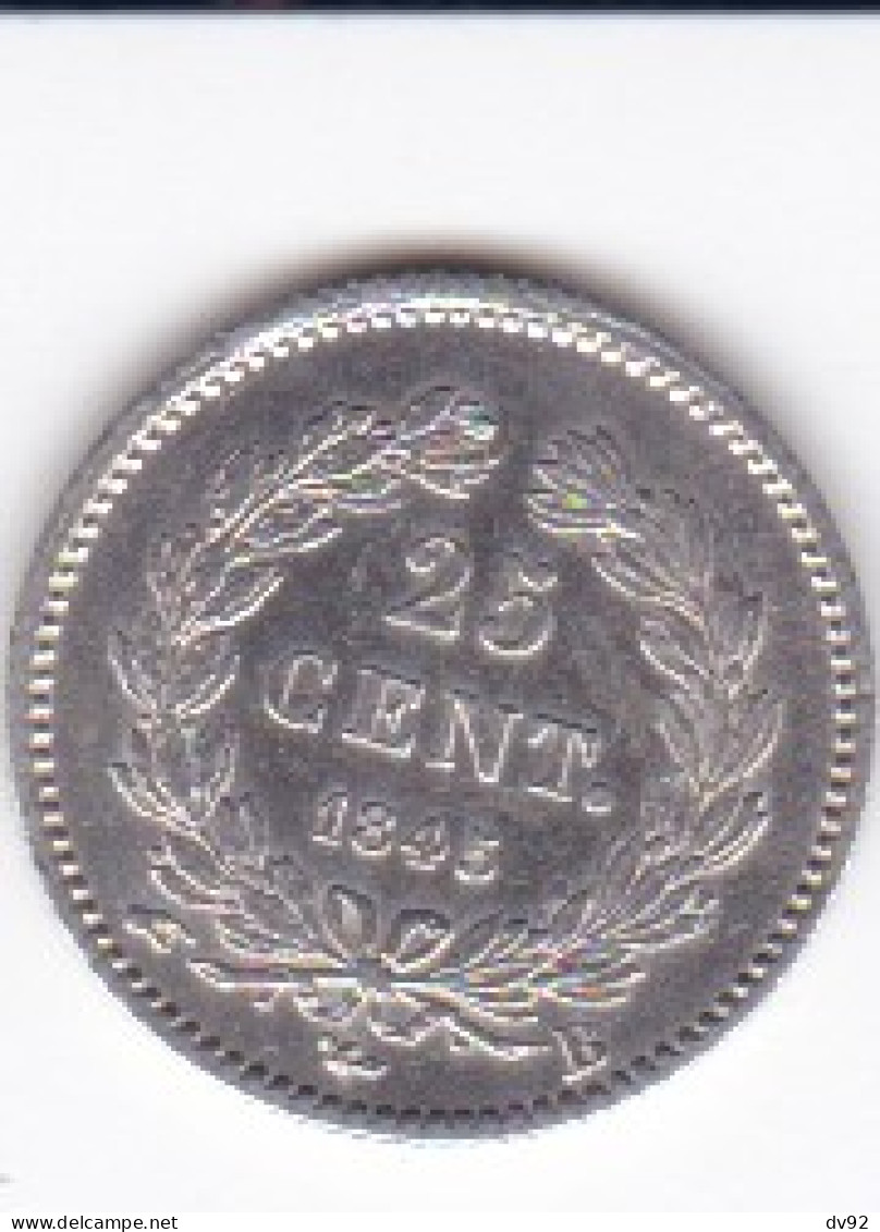 LOUIS PHILIPPE 1ER PIECE 25 CENTIMES 1845 B ROUEN - 25 Centimes