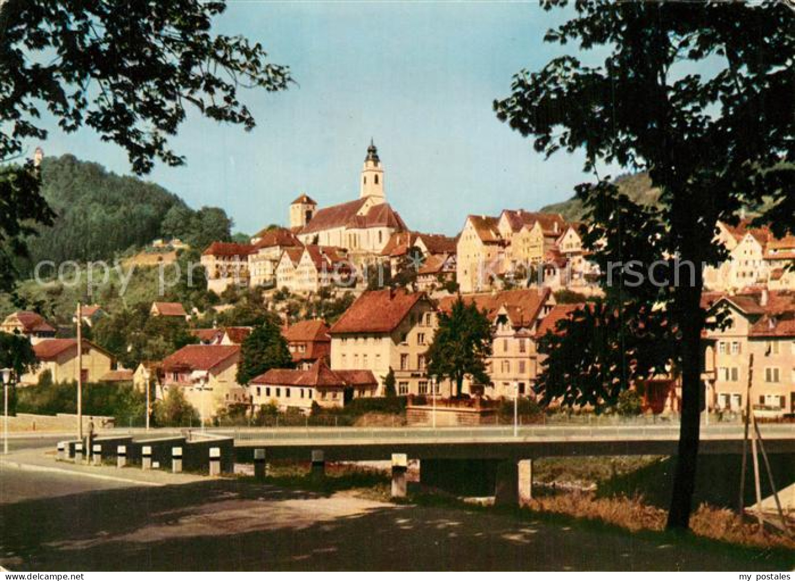 73563847 Horb Neckar Neckarbruecke Stadtansicht Mit Kirche Horb Neckar - Horb