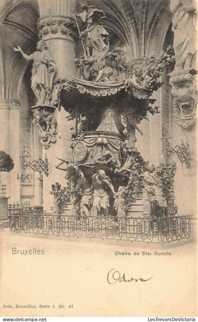 BELGIQUE -  Bruxelles - Vue Générale Du Chaire De Ste Gudule - Carte Postale Ancienne - Other & Unclassified