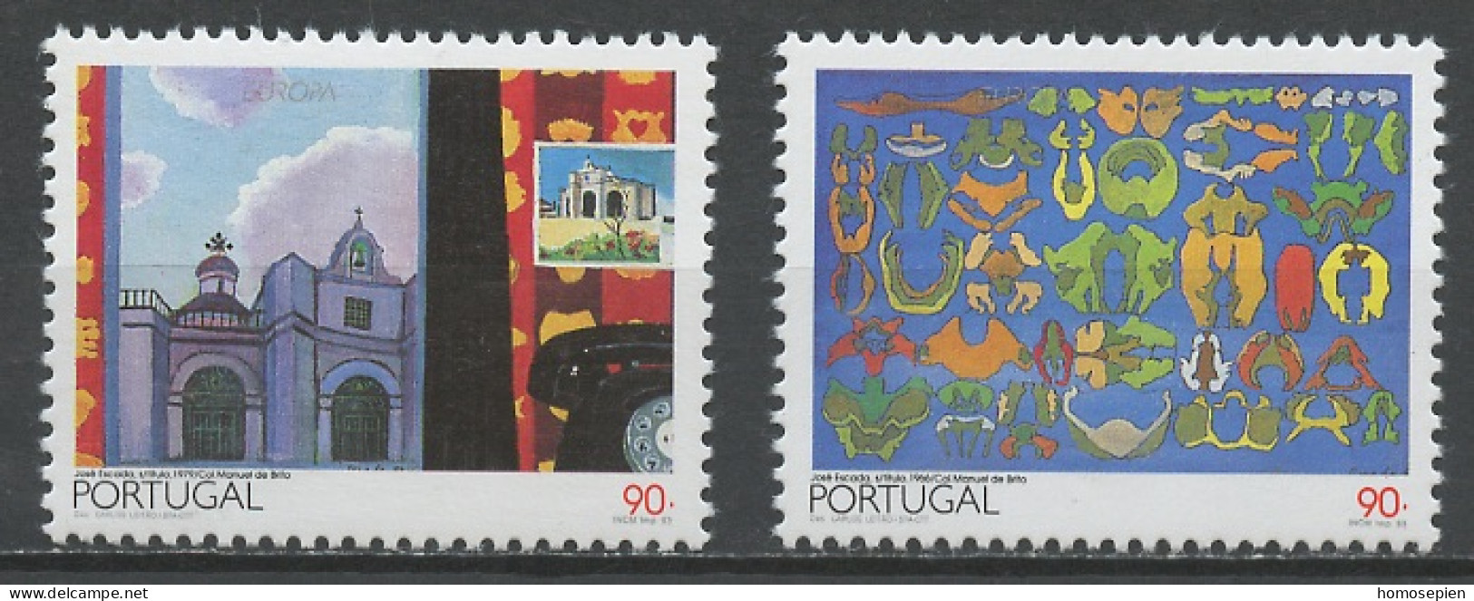 Europa CEPT 1993 Portugal Y&T N°1937 à 1938 - Michel N°1959 à 1960 *** - 1993
