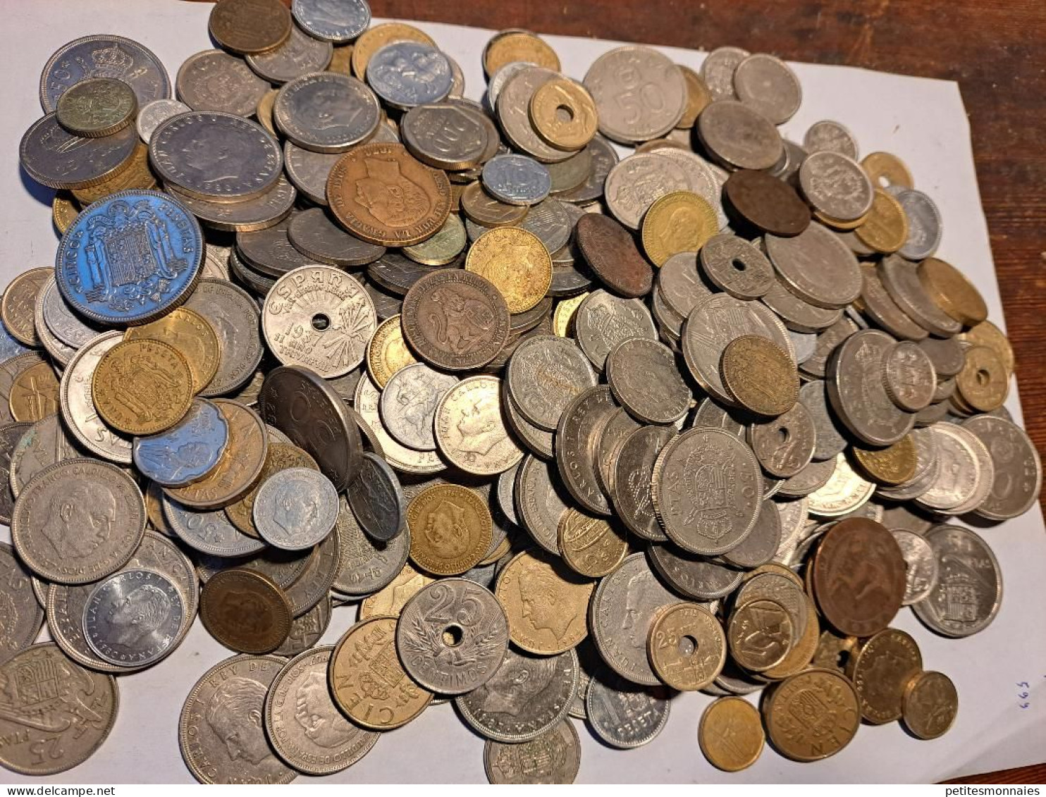 ESPAGNE    Lot De 2,570 KG De   Monnaies   E - Kiloware - Münzen
