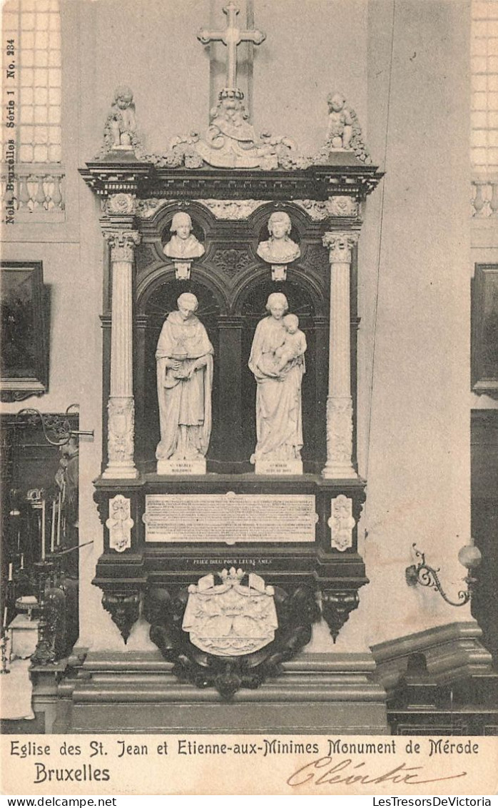 BELGIQUE -  Bruxelles - Eglise Des St Jean Et Etienne Aux Minimes - Monument De Mérode - Carte Postale Ancienne - Other & Unclassified