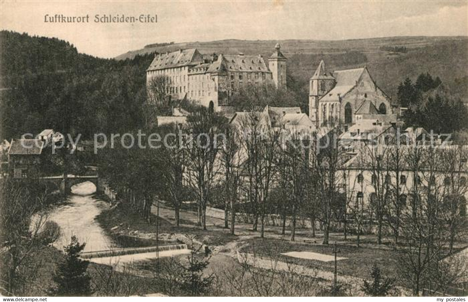 73558422 Schleiden Eifel Blick Ueber Die Olef Zum Schloss Schleiden Eifel - Schleiden