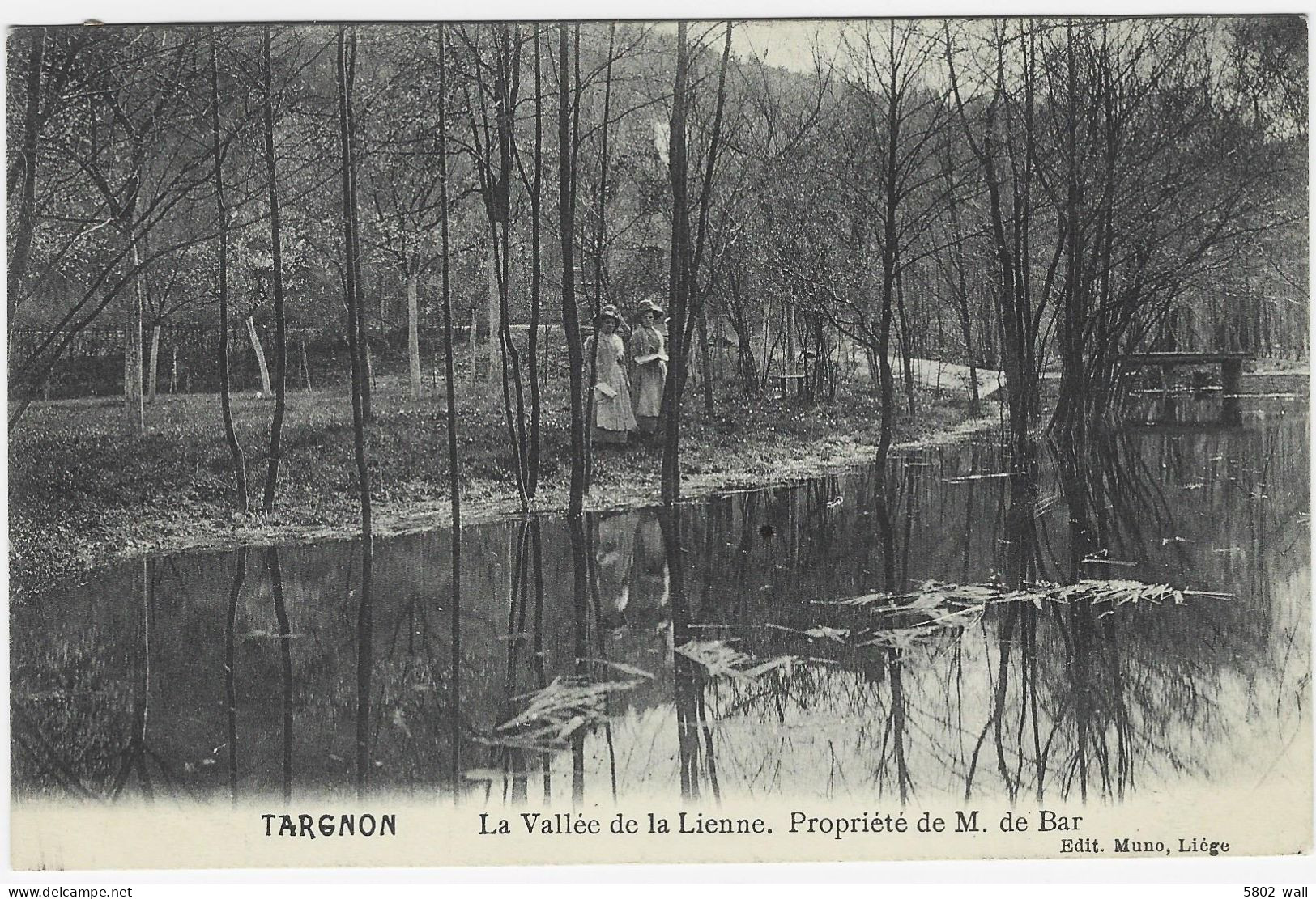 TARGNON : Vallée De La Lienne - Propriété De M. Baar - Petite Animation - 1912 - Stoumont