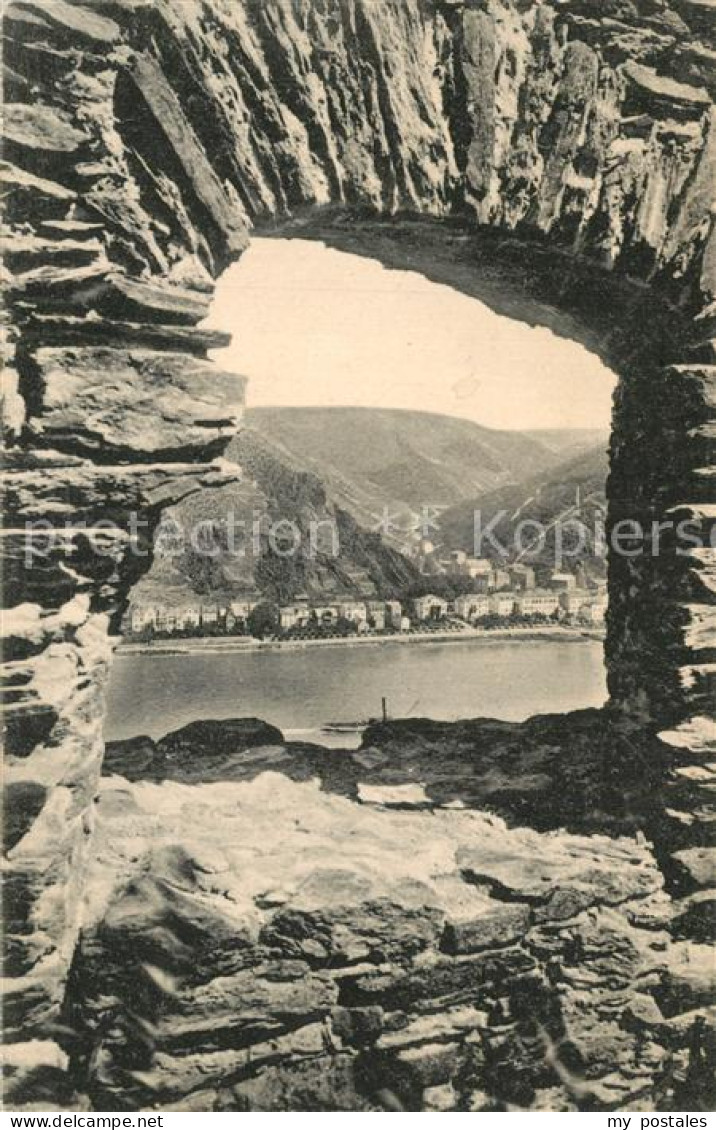 73555577 St Goarshausen Blick Von Ruine Rheinfels St Goarshausen - Loreley