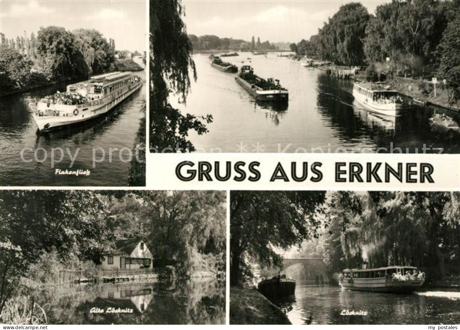 73551289 Erkner Flakenfliess Alte Loecknitz See Fracht Und Ausflugsdampfer Erkne - Erkner