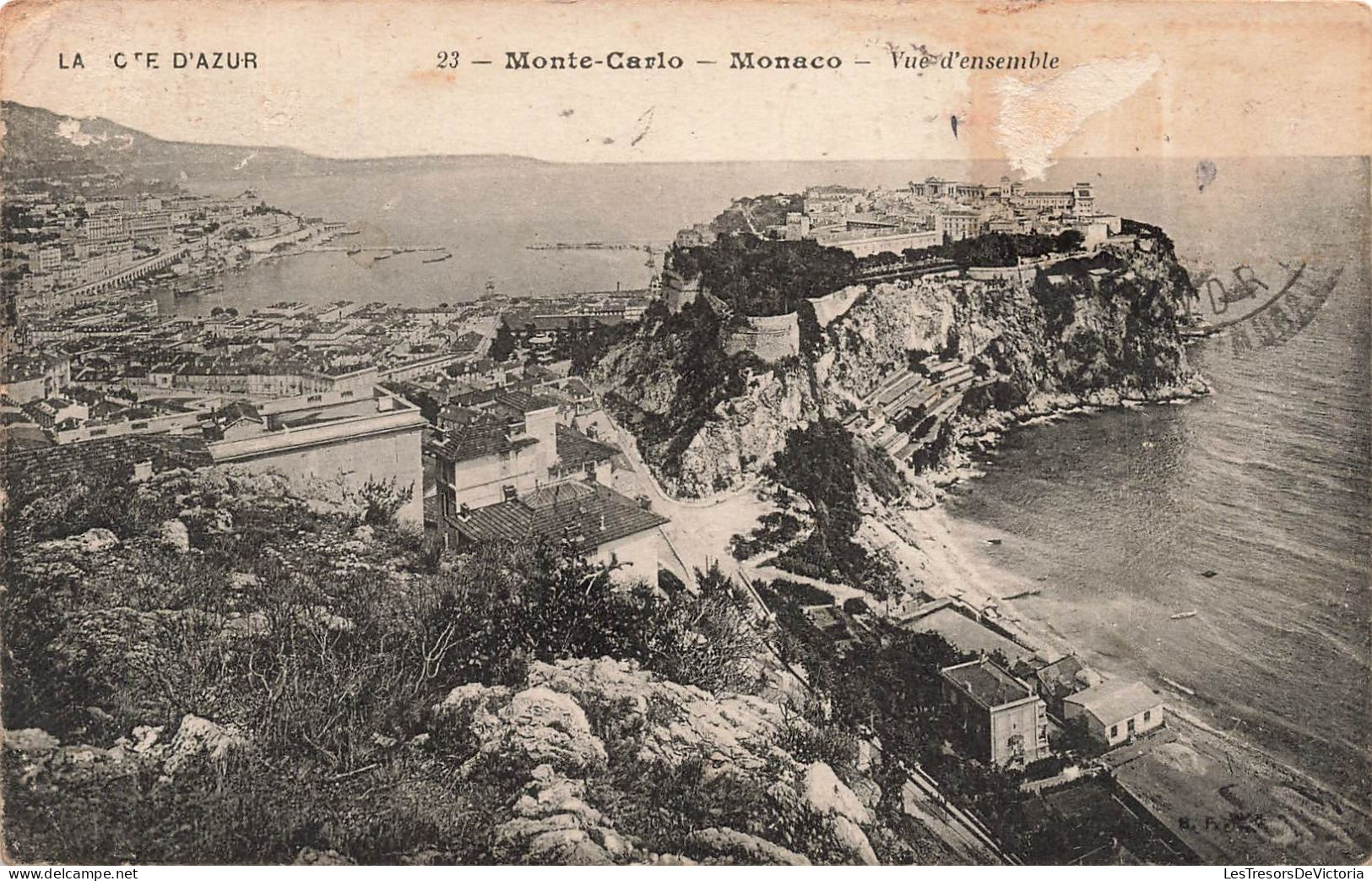 MONACO - Côte D'Azur - Monte Carlo - Monaco - Vue D'ensemble De La Ville  - Carte Postale Ancienne - Monte-Carlo