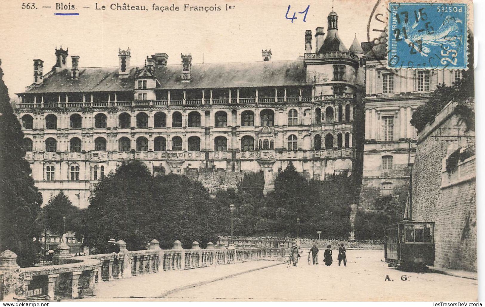 FRANCE - Blois - Le Château - Façade François Ler - Carte Postale Ancienne - Blois