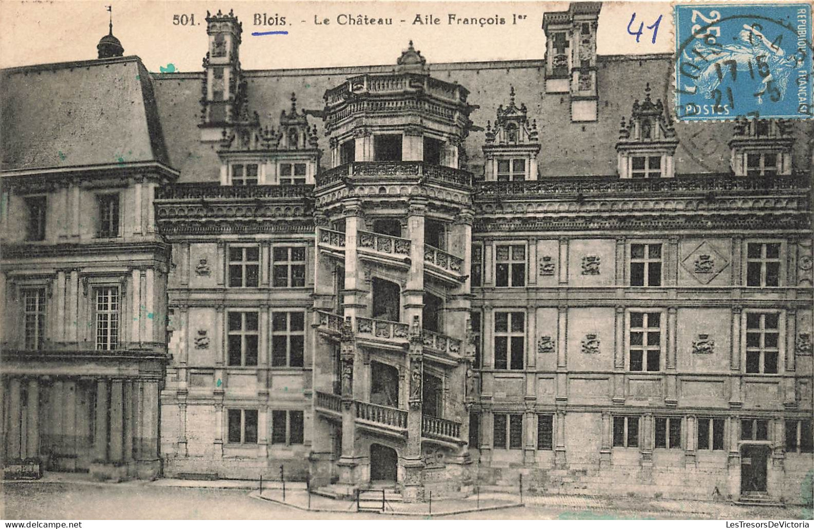 FRANCE - Blois - Le Château - Aile François Ler - Carte Postale Ancienne - Blois