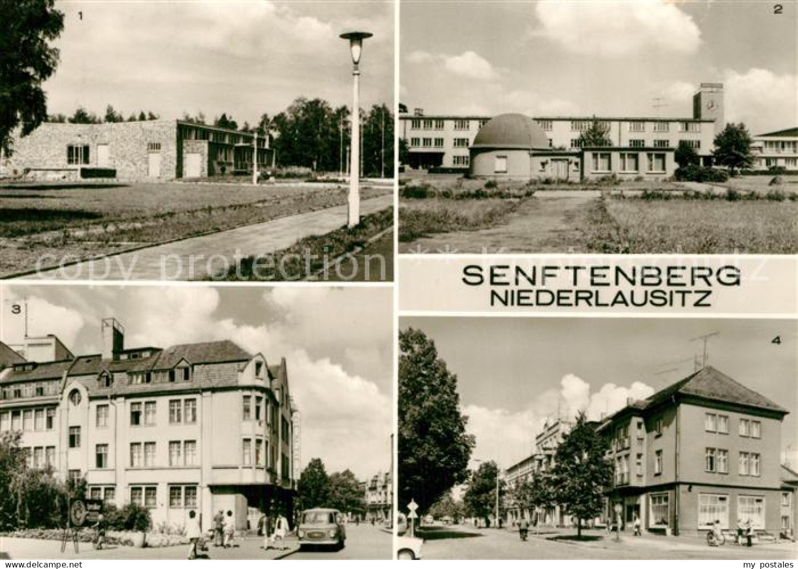 73549883 Senftenberg Niederlausitz Volksschwimmbad Planetariu HO Kaufhaus Magnet - Brieske