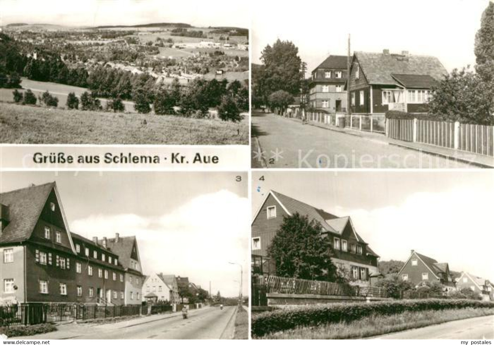 73549870 Schlema Bad Panorama Parkstrasse Auer Strasse Siedlung Schlema Bad - Bad Schlema