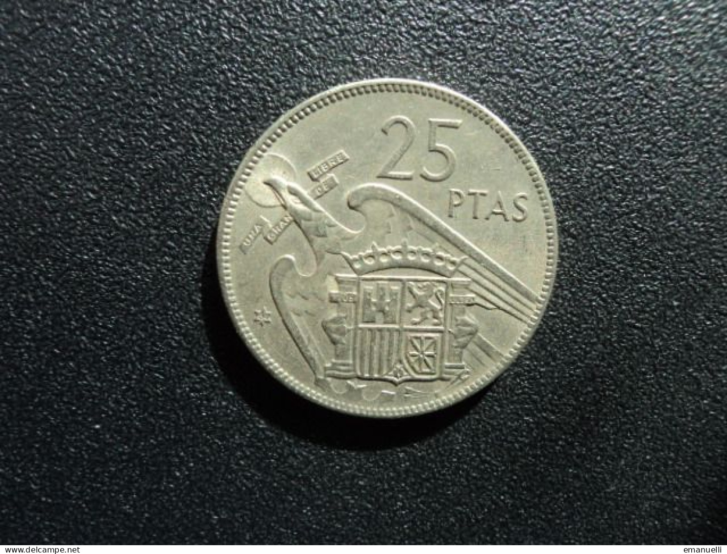 ESPAGNE : 25 PESETAS   1957 (64)    KM 787      SUP - 25 Pesetas