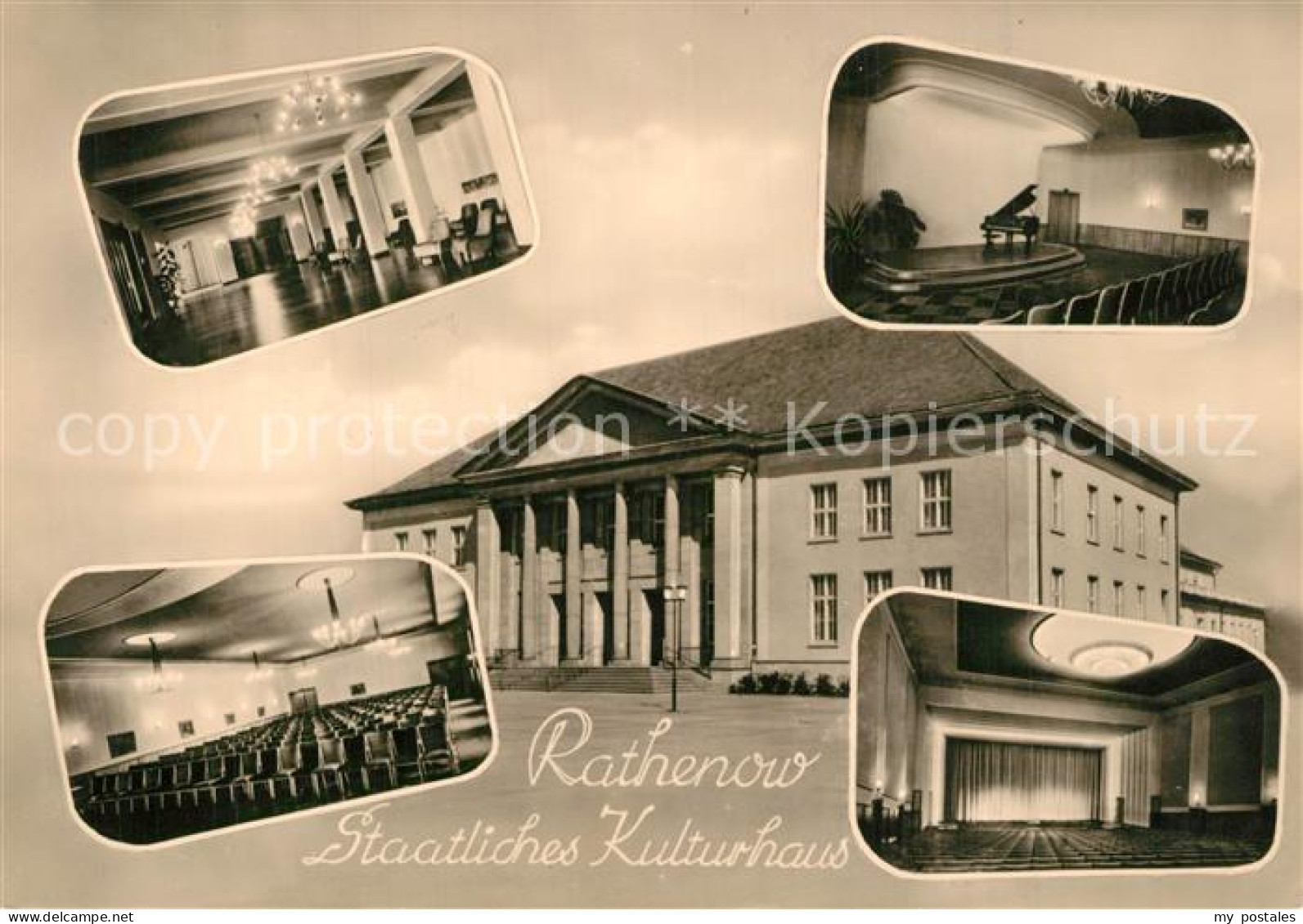 73547486 Rathenow Staatliches Kulturhaus Details Rathenow - Rathenow
