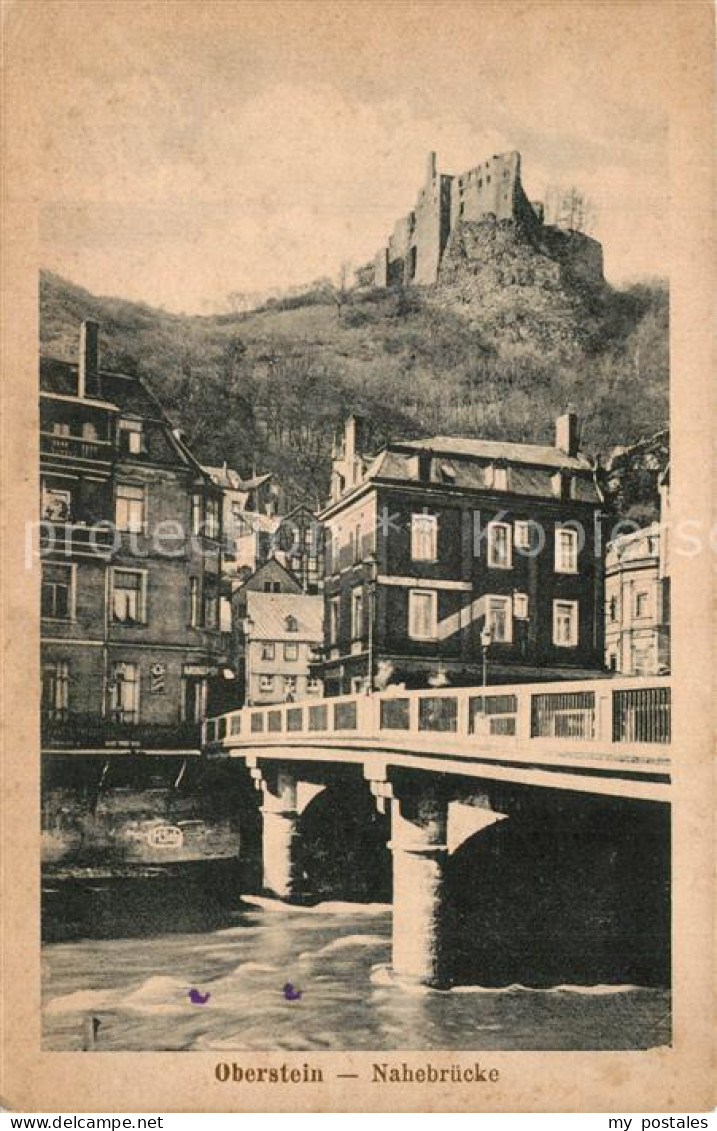 73546435 Oberstein Nahe Nahebruecke Burg Oberstein Nahe - Idar Oberstein