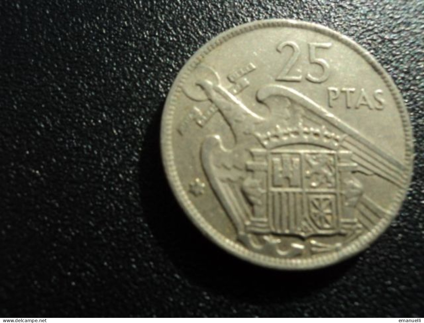 ESPAGNE : 25 PESETAS   1957 (66)    KM 787      SUP * - 25 Pesetas