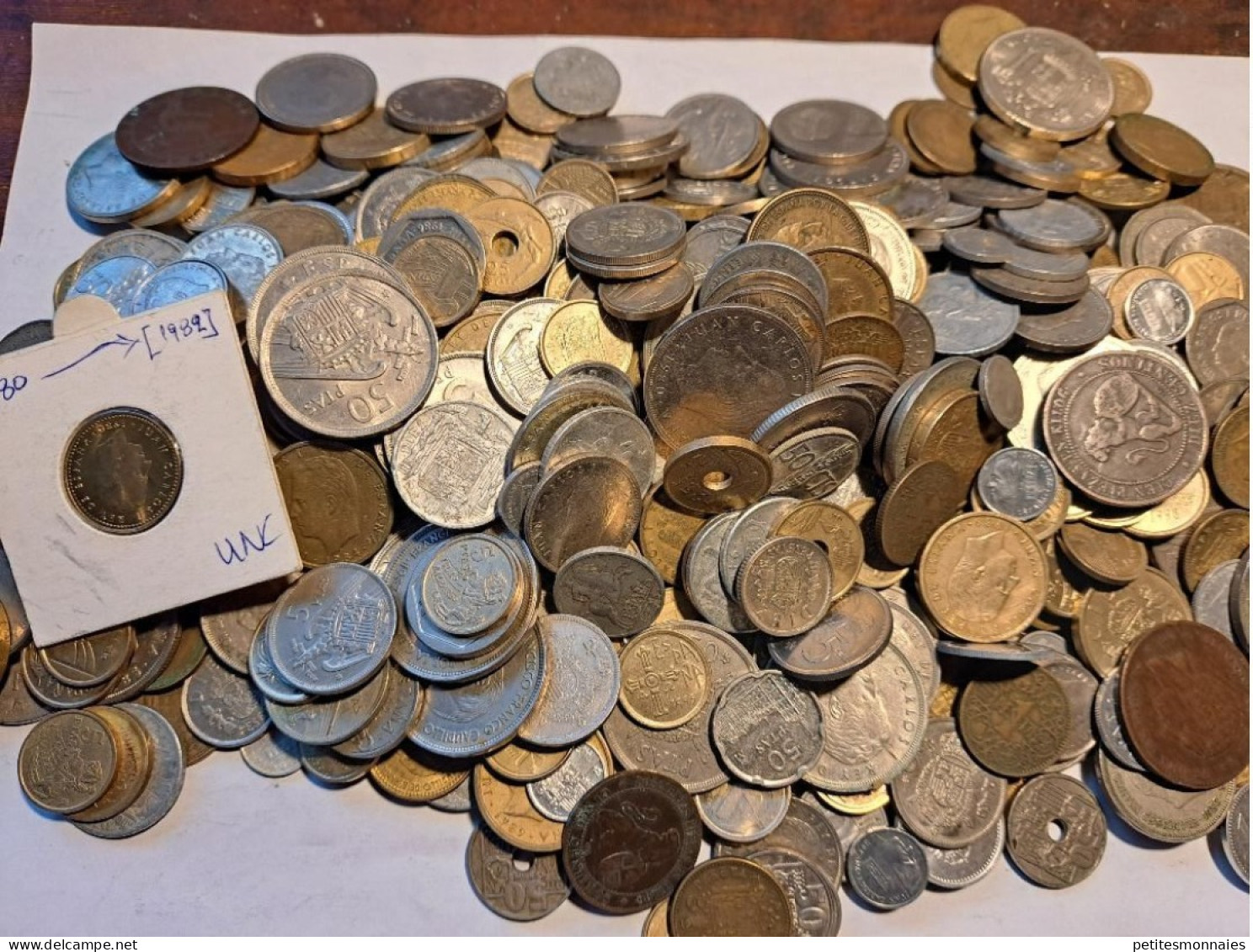 ESPAGNE    Lot De 2,545  KG De   Monnaies   E - Kiloware - Münzen