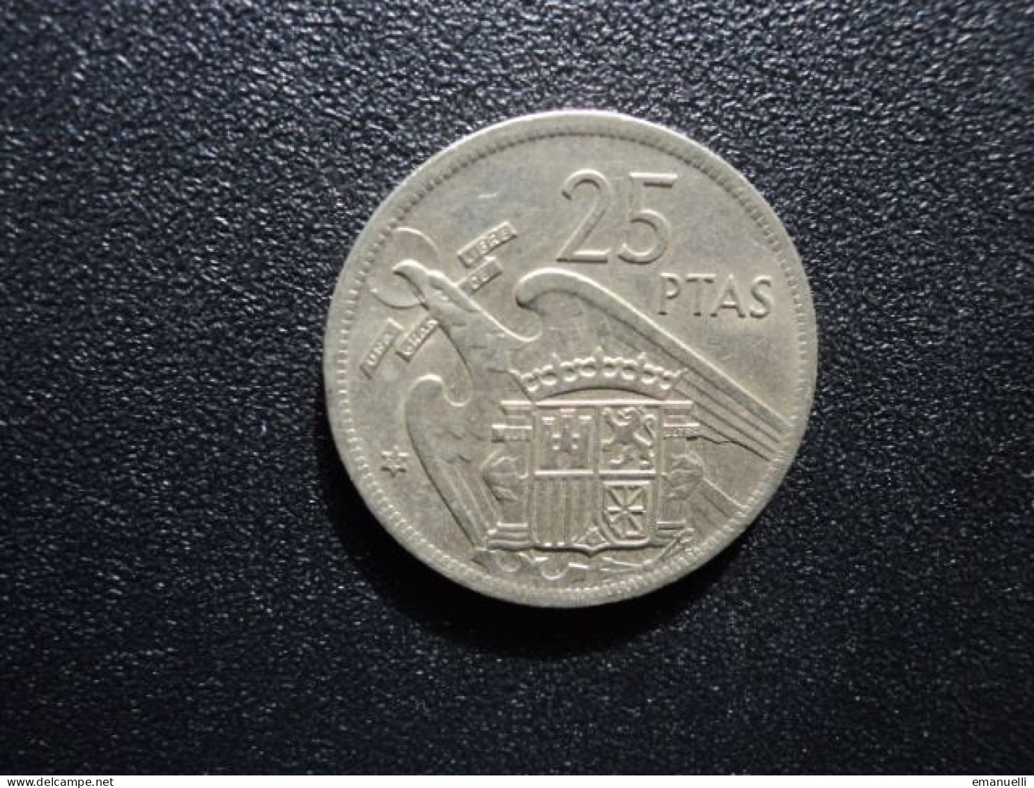 ESPAGNE : 25 PESETAS   1957 (70)    KM 787      SUP - 25 Pesetas