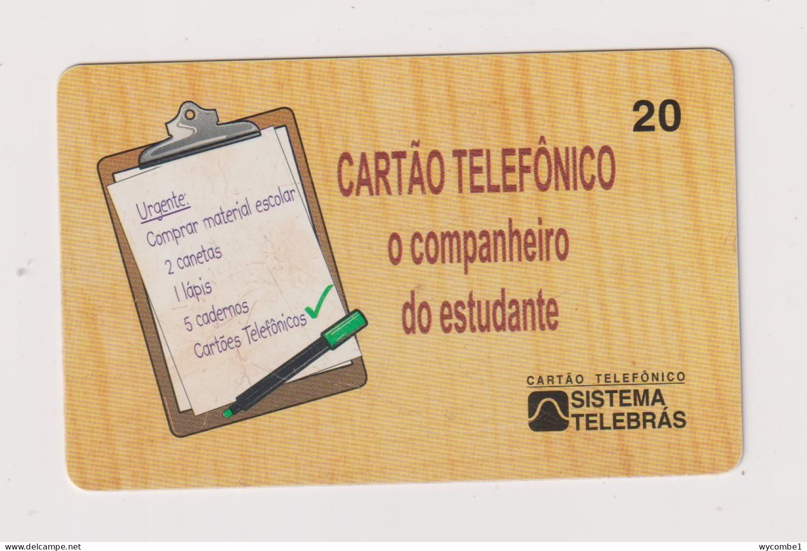 BRASIL -  Shopping List Inductive  Phonecard - Brésil