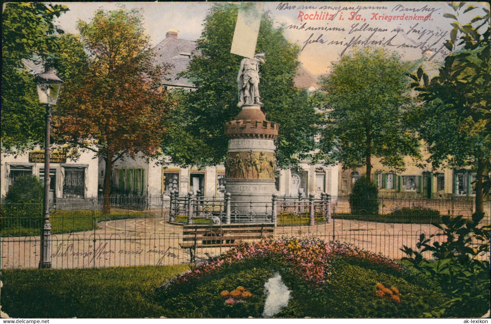 Ansichtskarte Rochlitz Kriegerdenkmal 1914 - Rochlitz