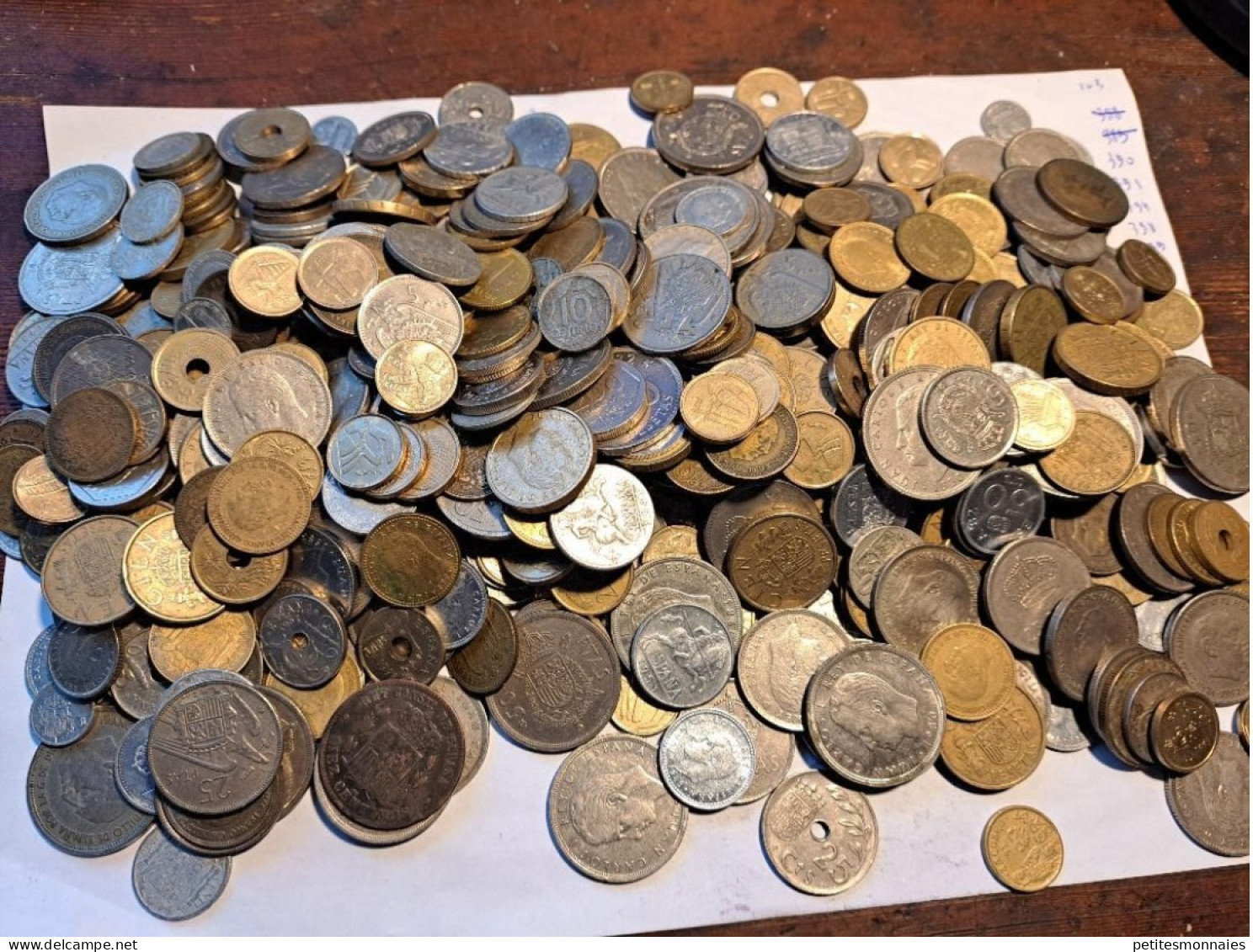 ESPAGNE    Lot De 2,626  KG De   Monnaies   E - Kiloware - Münzen