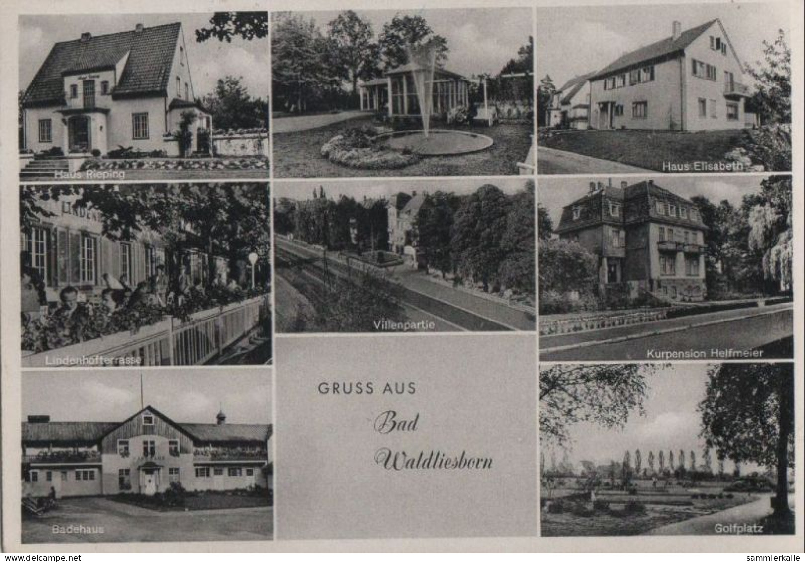 39951 - Lippstadt-Bad Waldliesborn - U.a. Haus Rieping - 1960 - Lippstadt