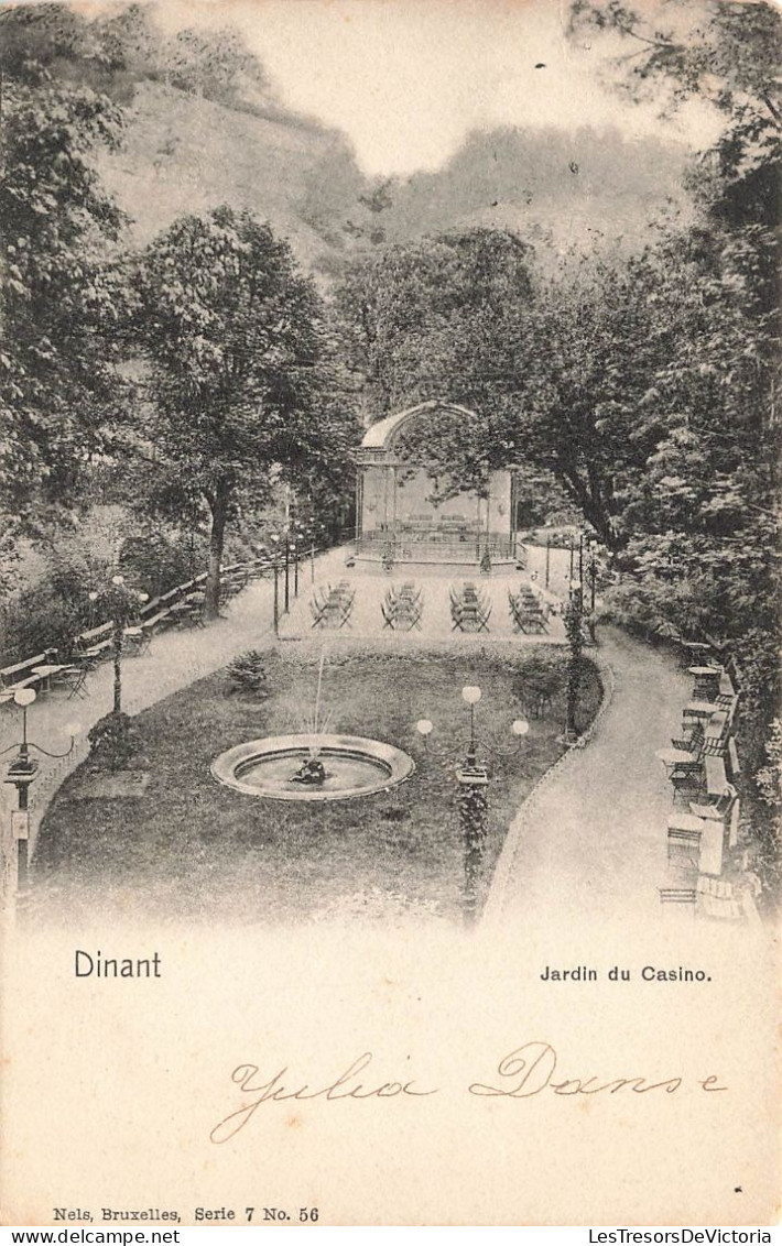 BELGIQUE - Dinant - Vue Générale Du Jardin Du Casino - Carte Postale Ancienne - Dinant