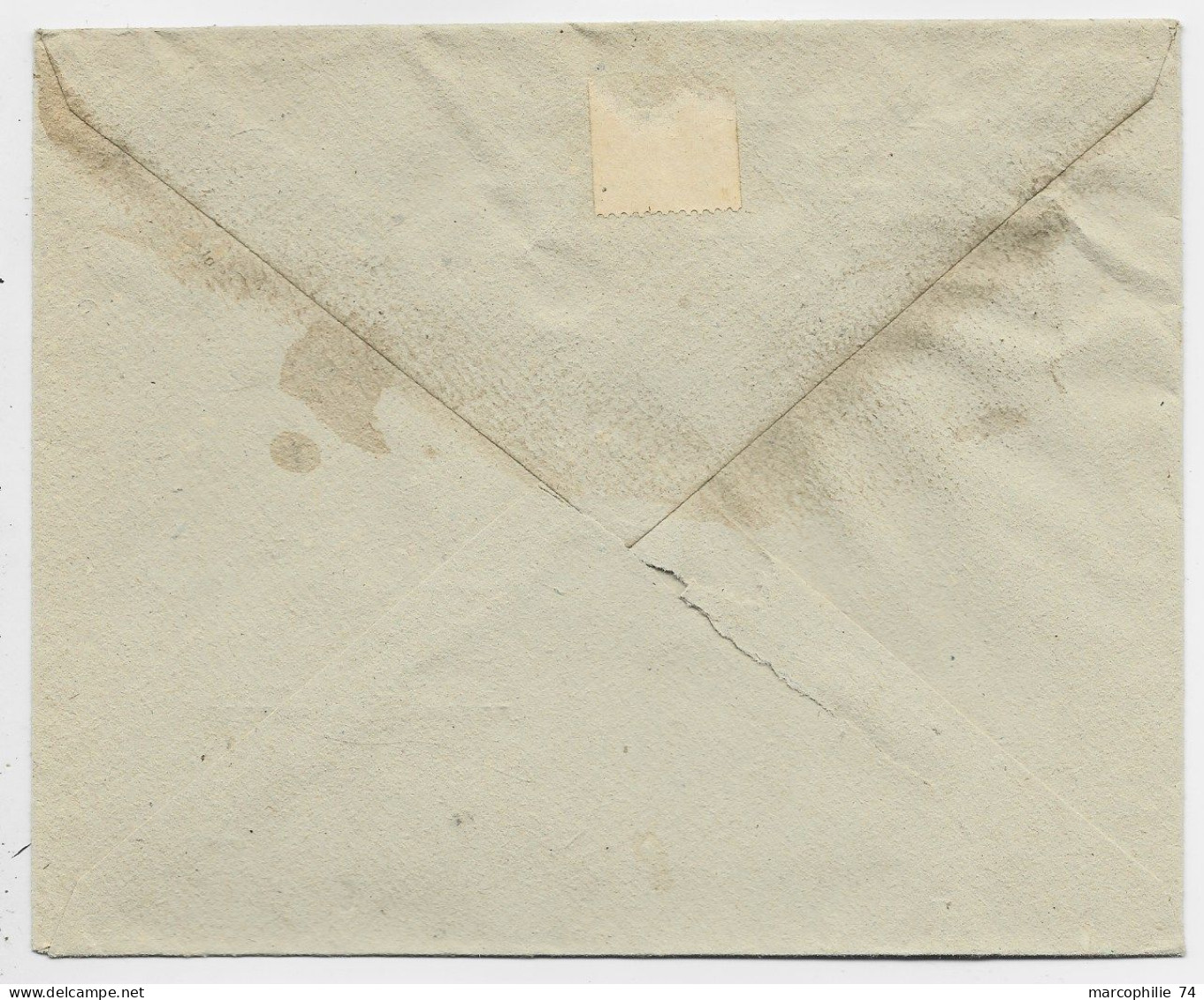 TUNISIE 1FRX3+2FRX3+40C+60C  LETTRE COVER REC TUNIS RP 4.3.1946 POUR MEDJAZ - Covers & Documents