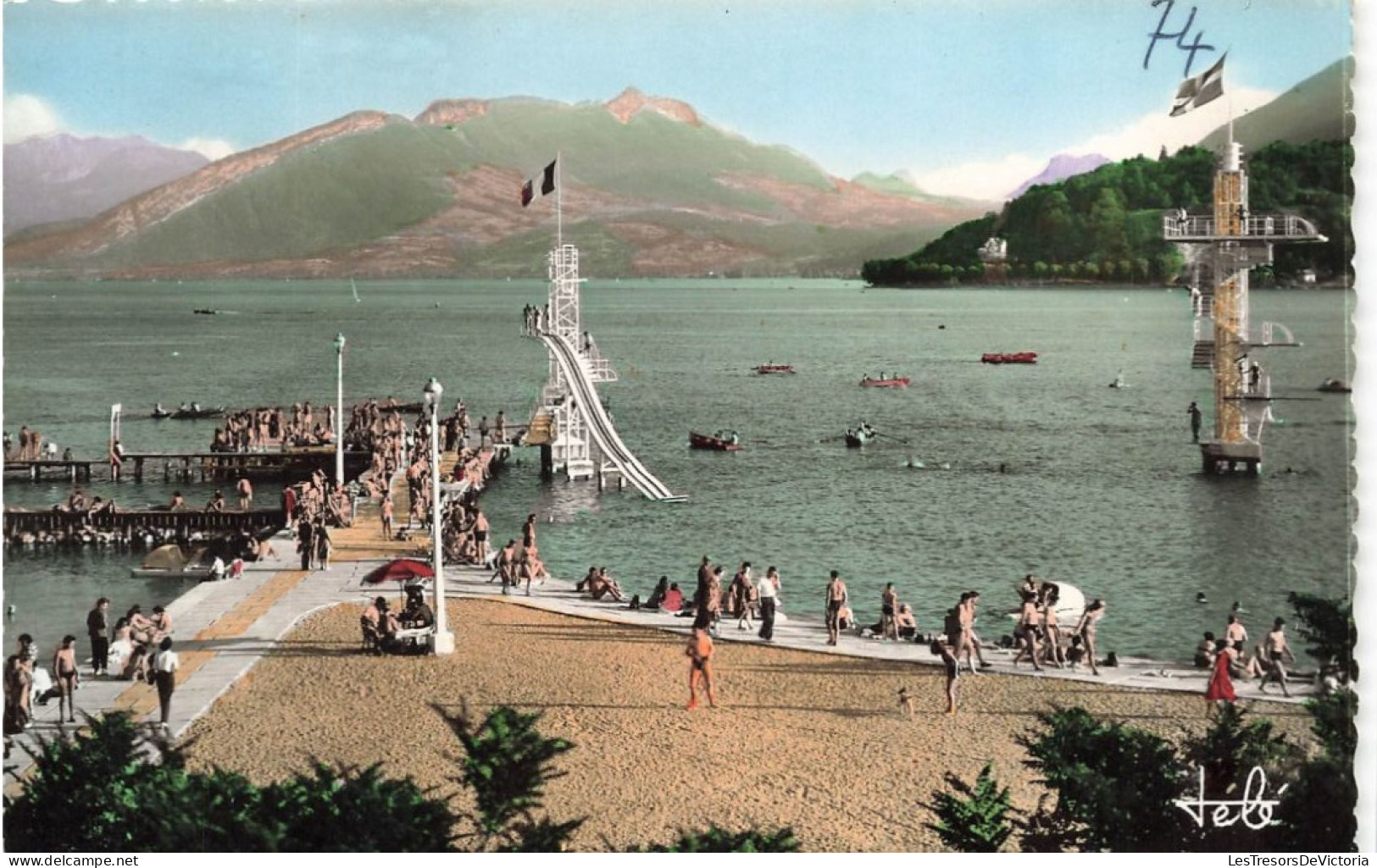 FRANCE - Annecy - La Plage Municipale - Carte Postale - Annecy