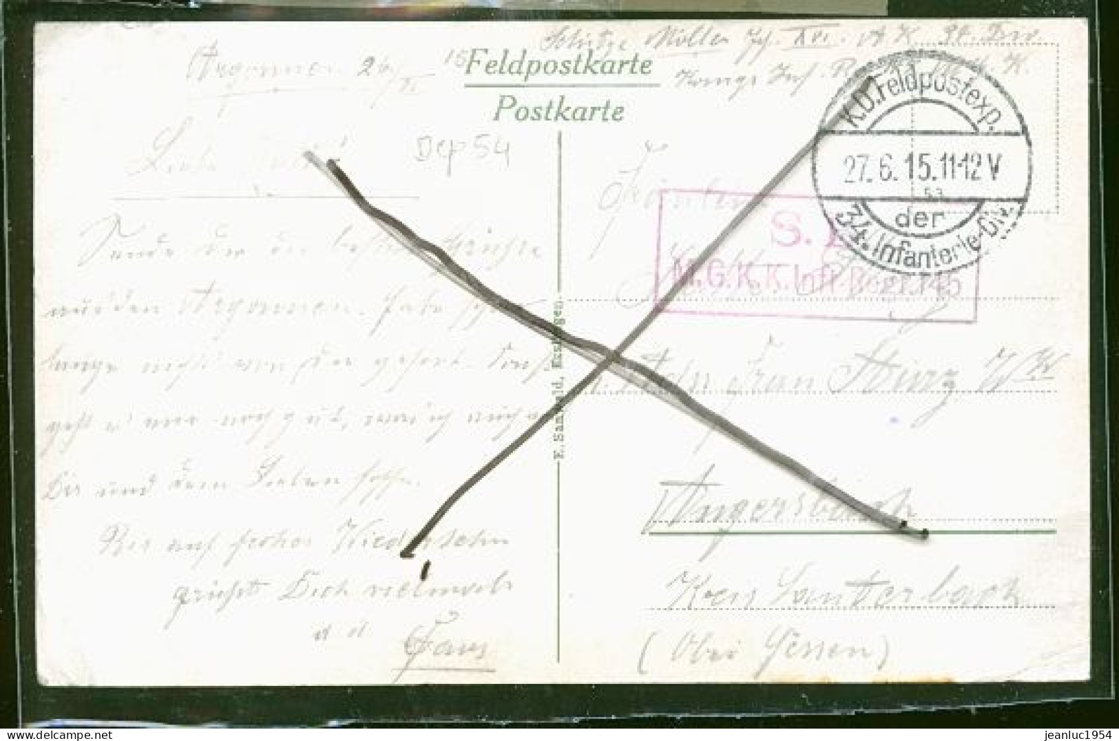 ARGONNE 1915 IM SCHTZENGRADEN - Other & Unclassified