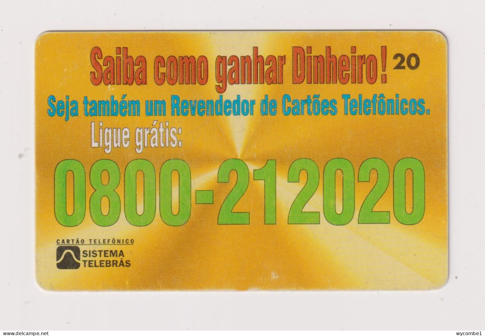 BRASIL -  Service Access Number Inductive  Phonecard - Brasil
