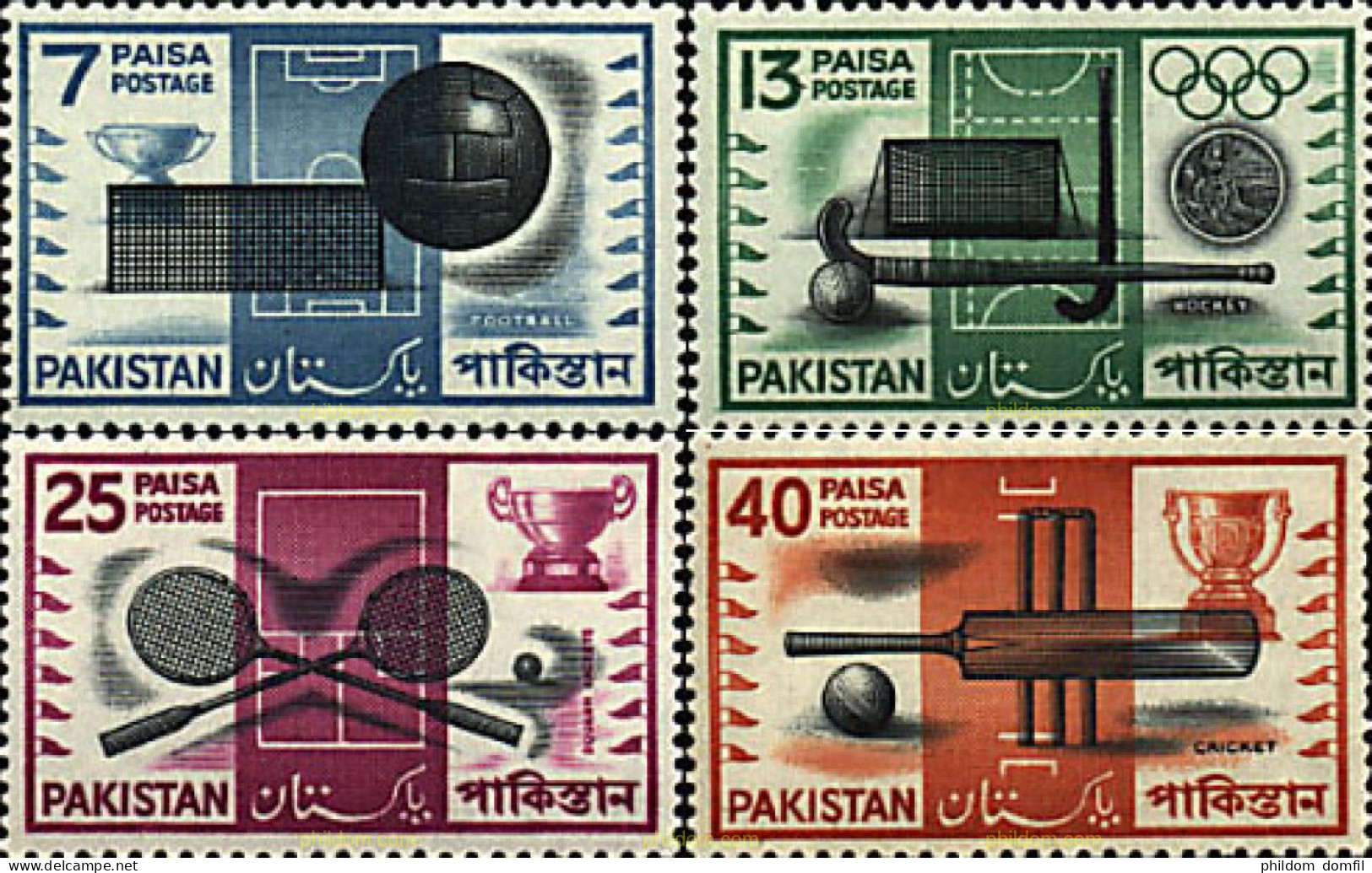 48065 MNH PAKISTAN 1962 4 JUEGOS DEPORTIVOS ASIATICOS EN DJAKARTA - Pakistan
