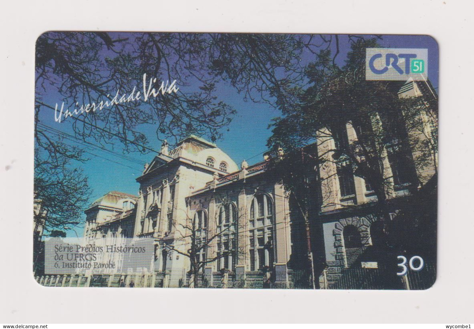 BRASIL -  Institute Parobe Inductive  Phonecard - Brasile