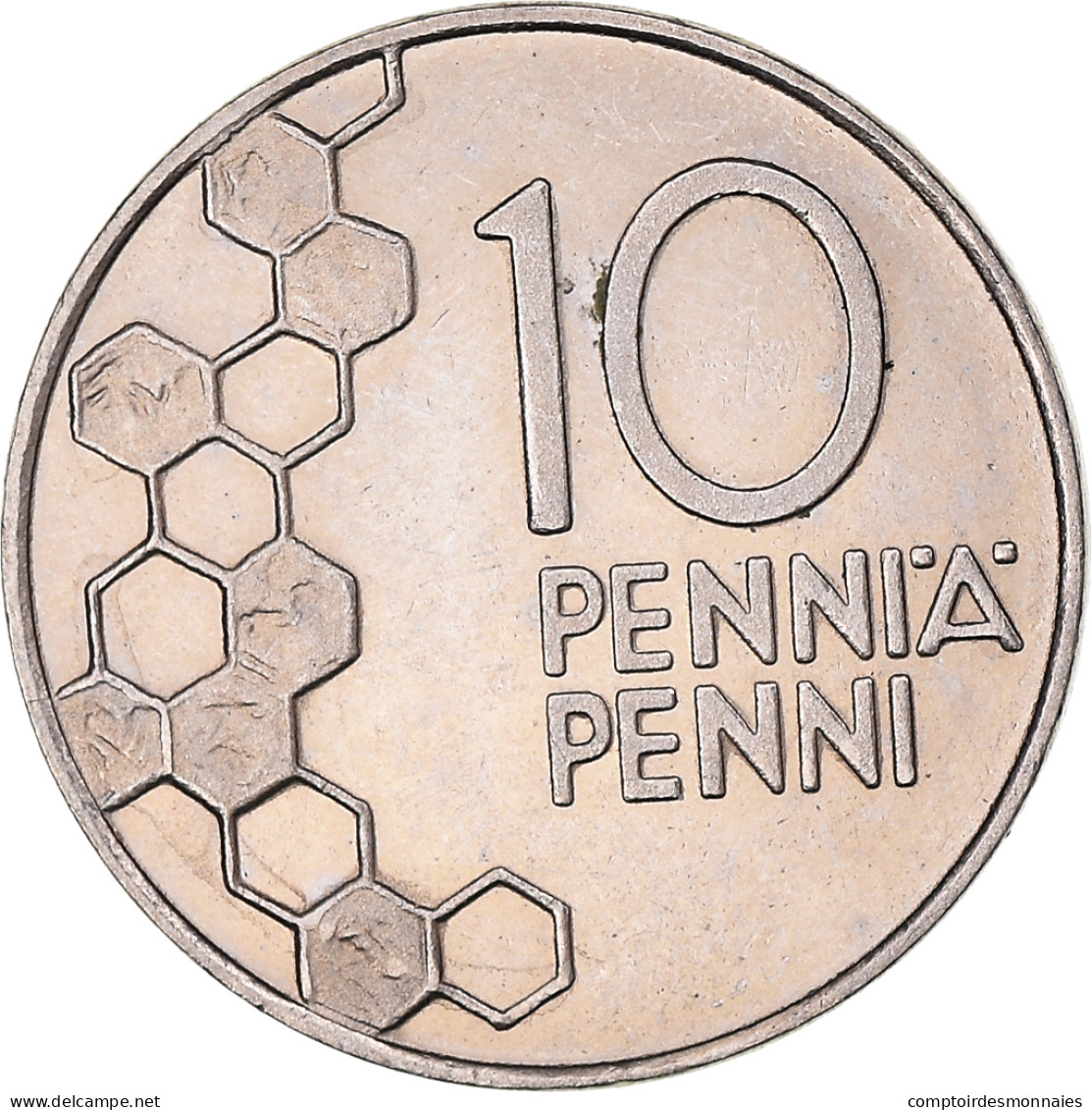Monnaie, Finlande, 10 Pennia, 1990 - Finlande
