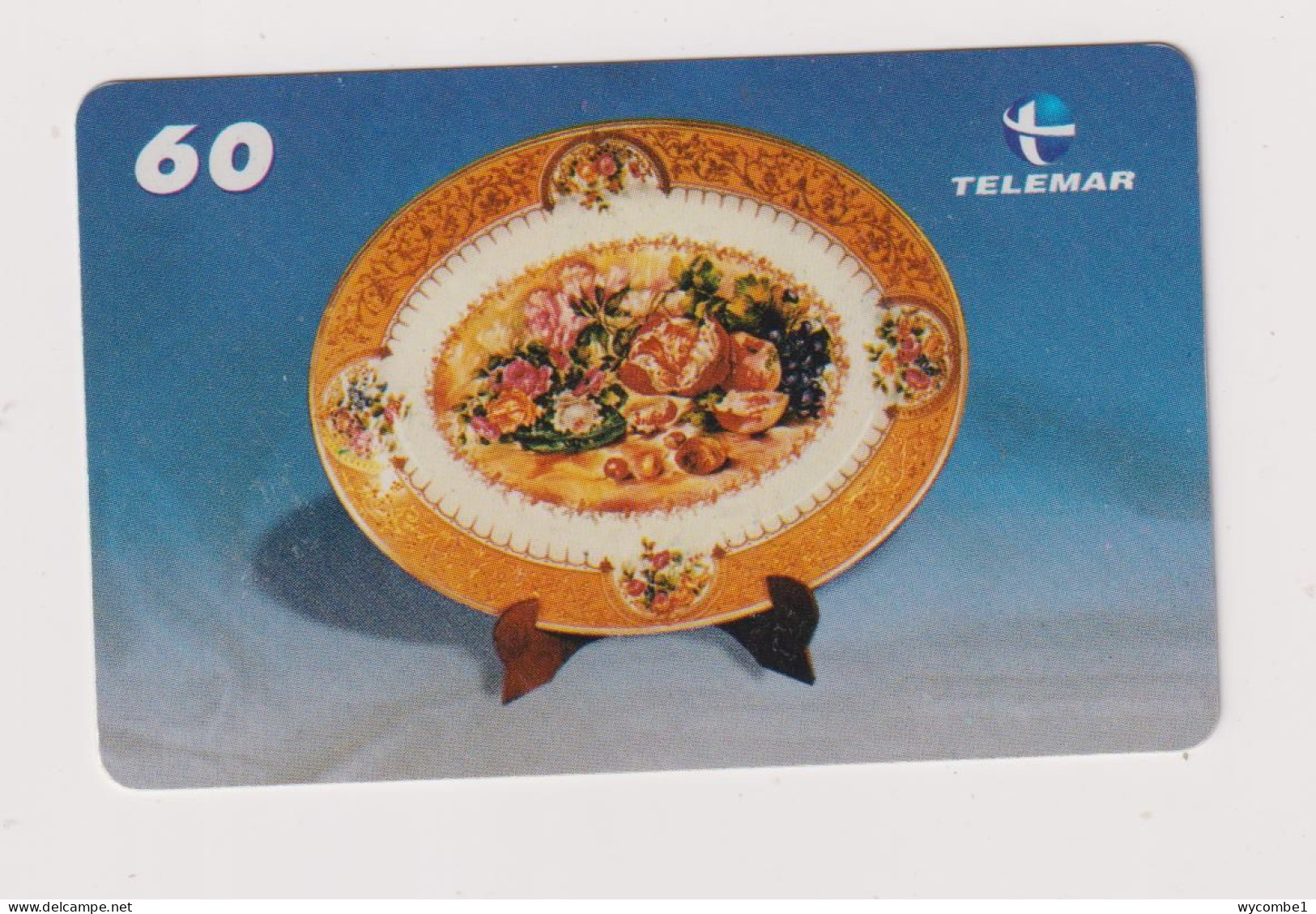 BRASIL -  Porcelain Plate Inductive  Phonecard - Brasile