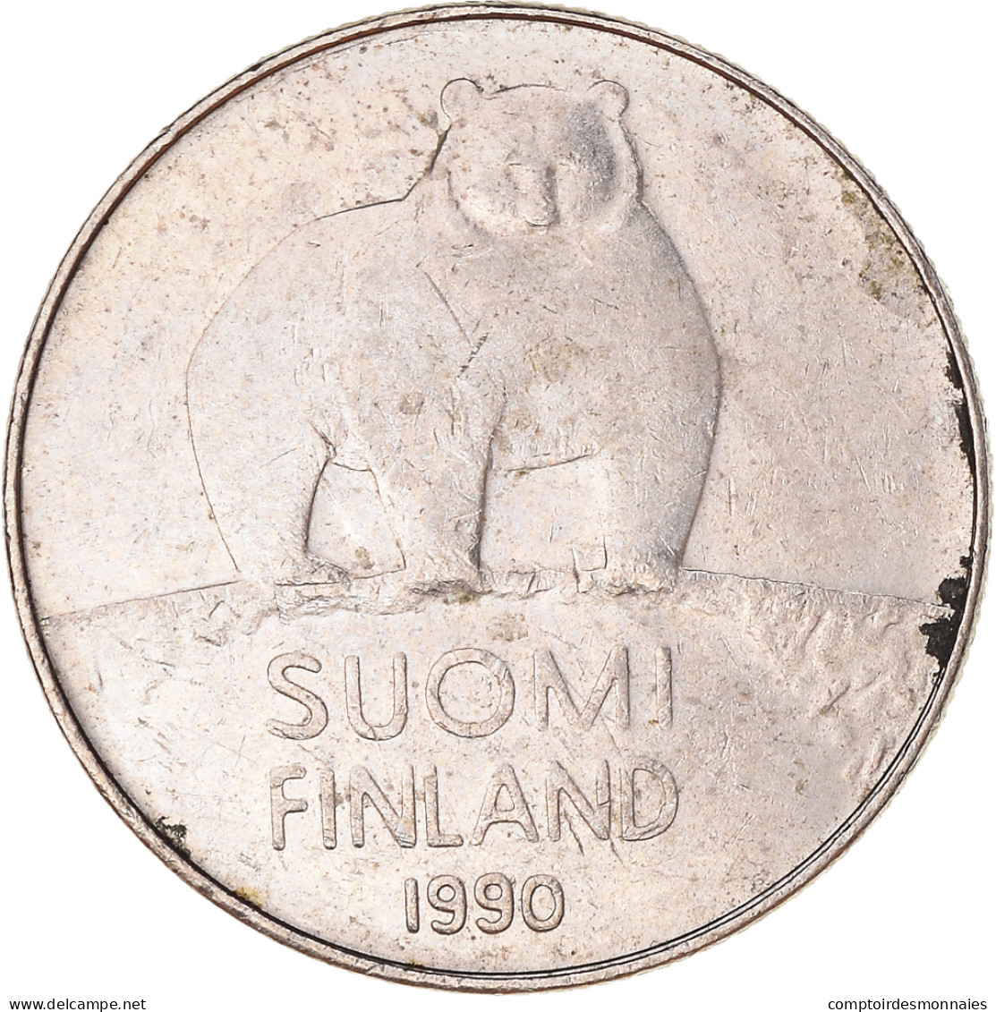 Monnaie, Finlande, 50 Penniä, 1990 - Finlandia