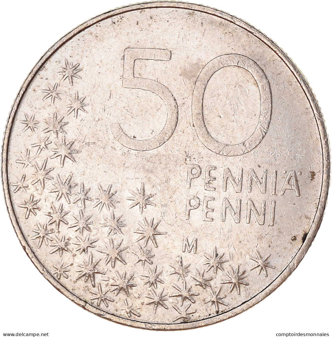 Monnaie, Finlande, 50 Penniä, 1990 - Finnland