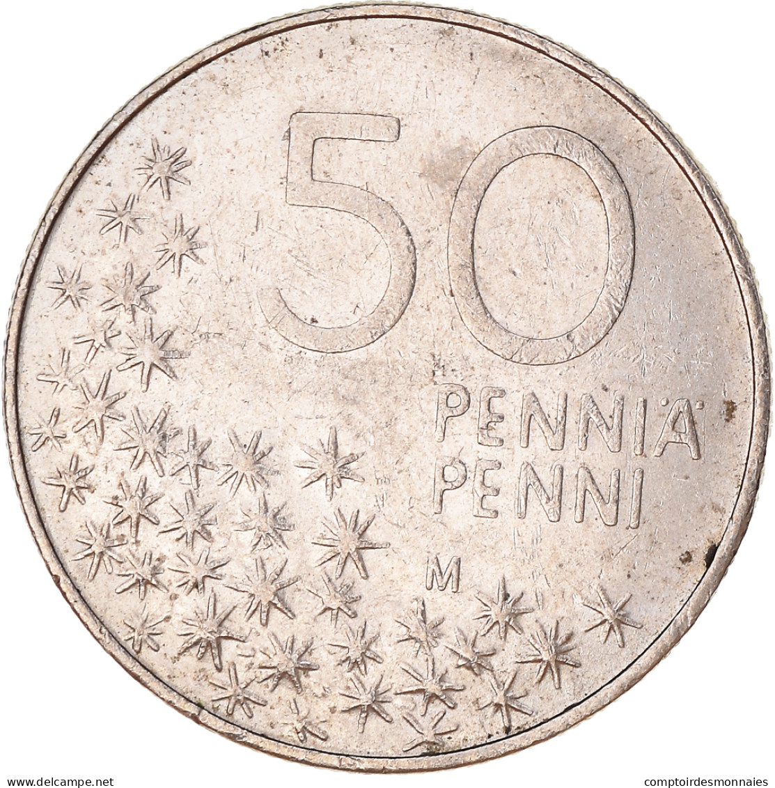 Monnaie, Finlande, 50 Penniä, 1990 - Finlande