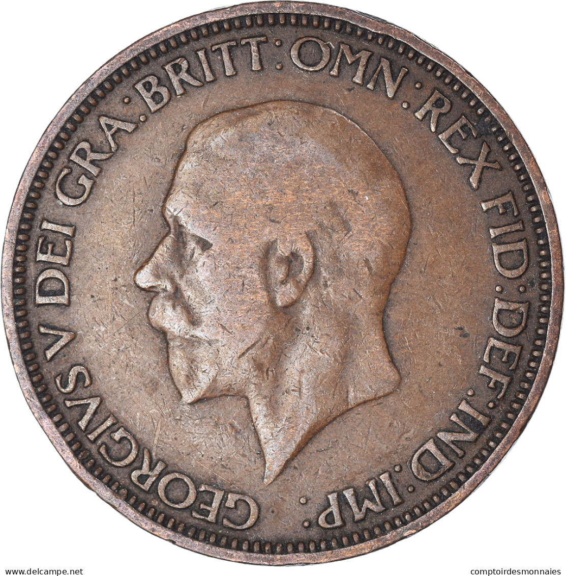 Monnaie, Grande-Bretagne, 1/2 Penny, 1934 - C. 1/2 Penny