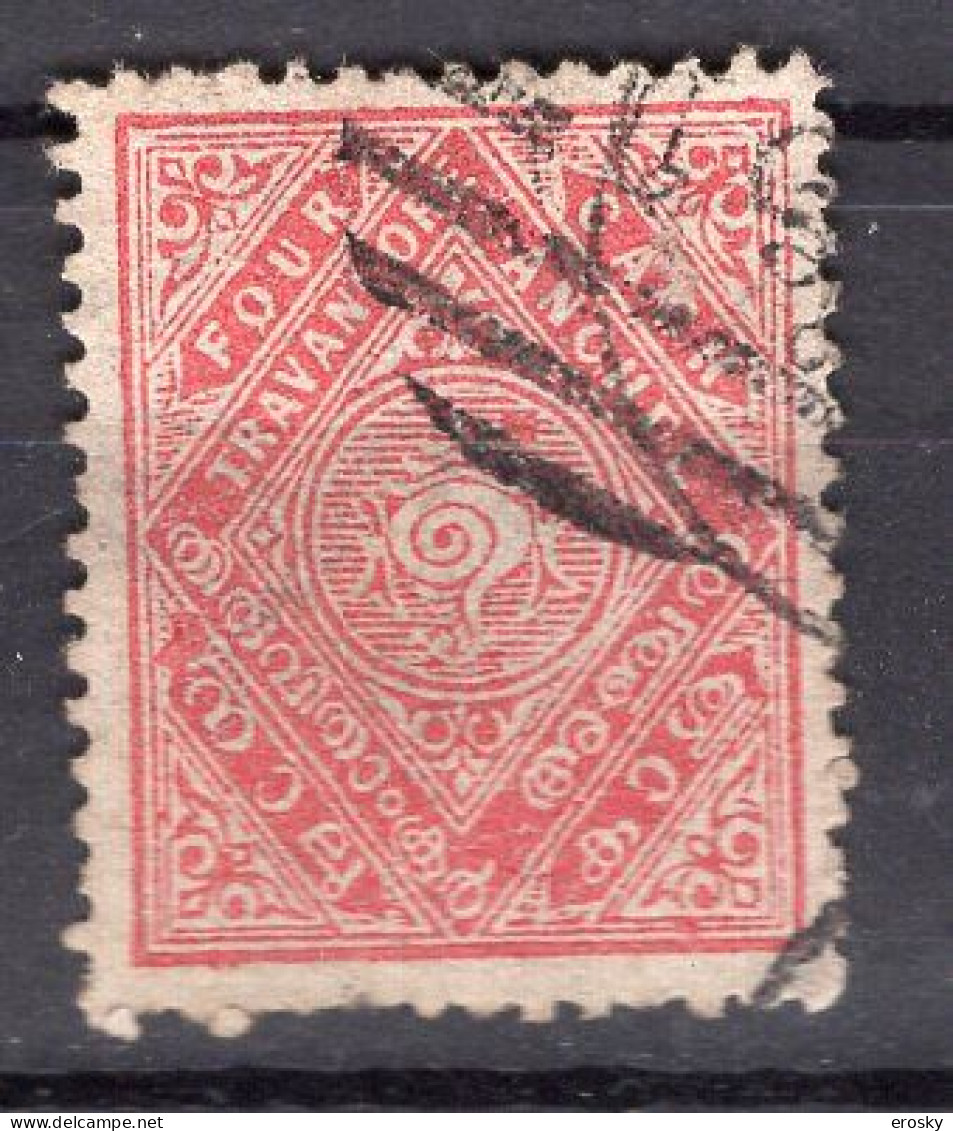 J3554 - BRITISH COLONIES TRAVANCORE Yv N°11 - Travancore