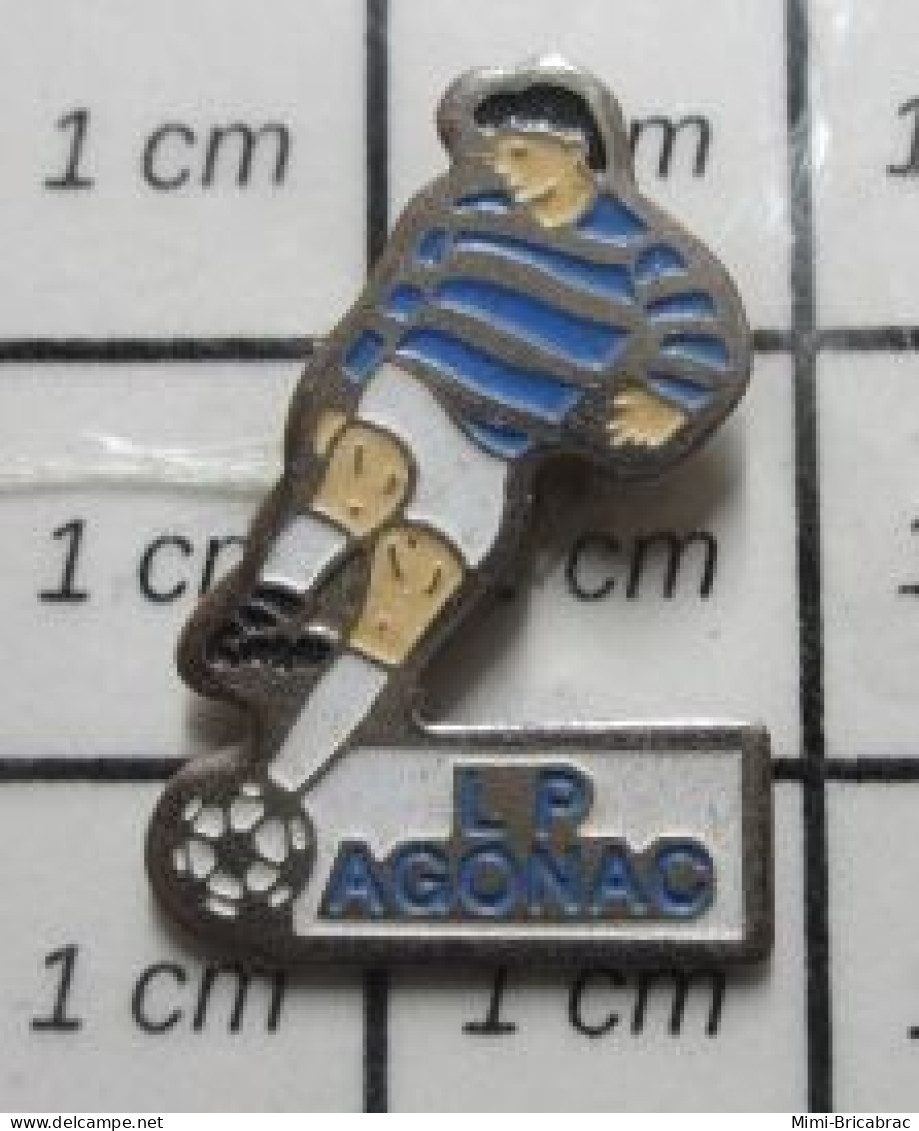 1616C Pin's Pins / Beau Et Rare / SPORTS / CLUB FOOTBALL LP AGONAC - Football
