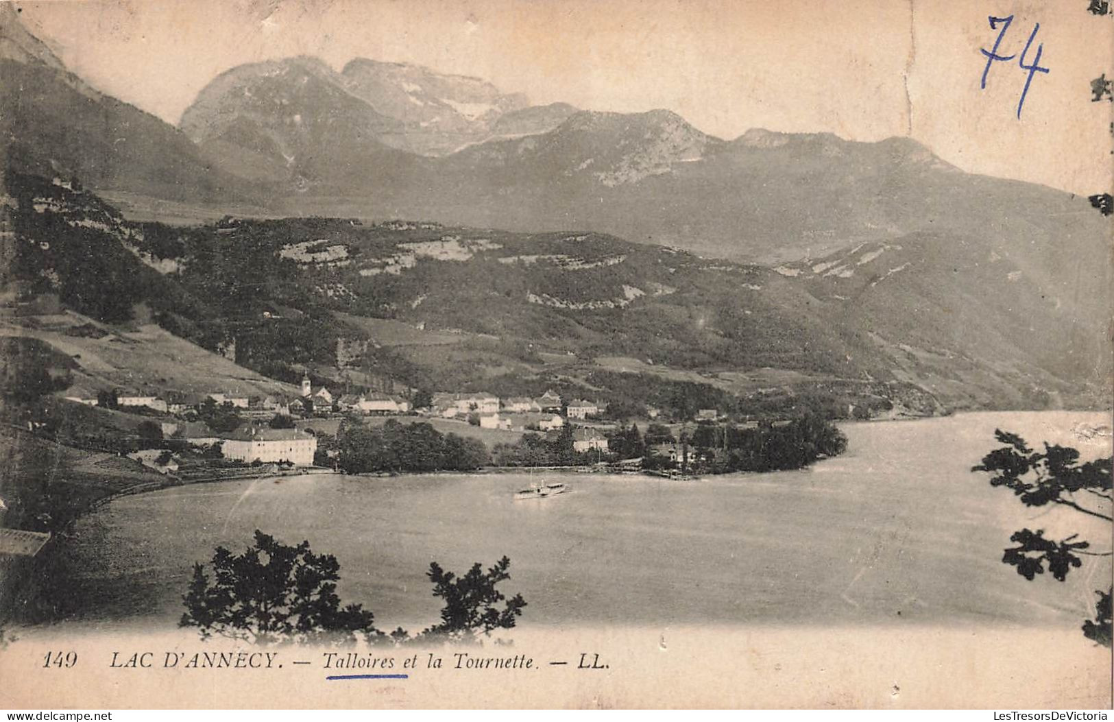 FRANCE - Talloires - La Tournette - Lac D'Annecy - Carte Postale Ancienne - Talloires