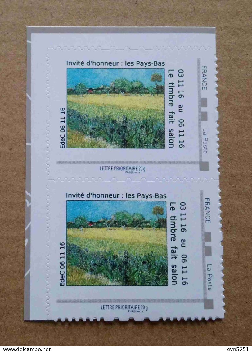 P4-13 : Van Gogh - Le Champ De Blé Aux Iris  (autocollant / Autoadhésif) - Sonstige & Ohne Zuordnung