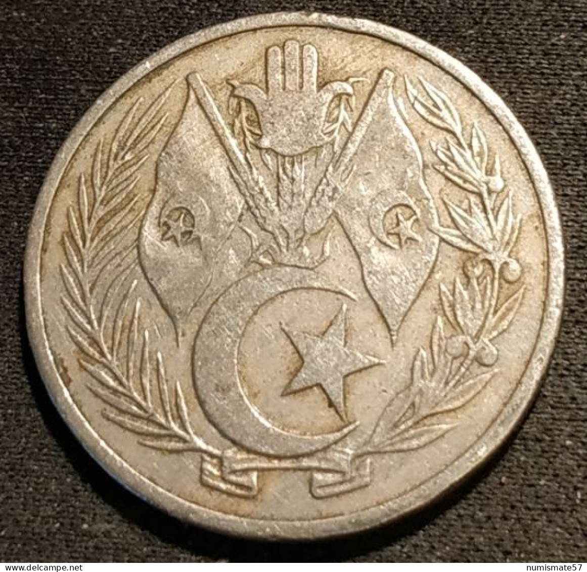 ALGERIE - ALGERIA - 1 DINAR 1964 ( 1383 ) - KM 100 - Algeria